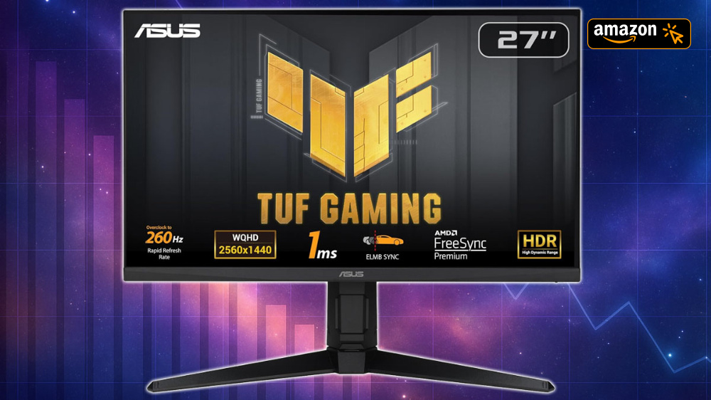 Bei Amazon zuletzt vergriffen, nie billiger: Asus Gaming-Monitor mit 260 Hz, Fast-IPS, 27 Zoll