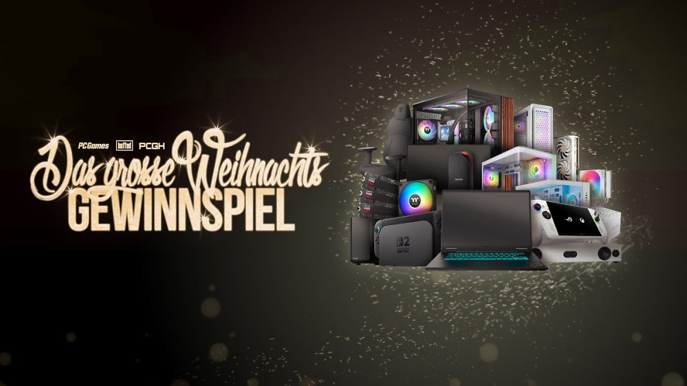 Das große Weihnachts-Gewinnspiel von PCGH, buffed und PC Games: Gewinnt Preise im Wert von 11.500 Euro!