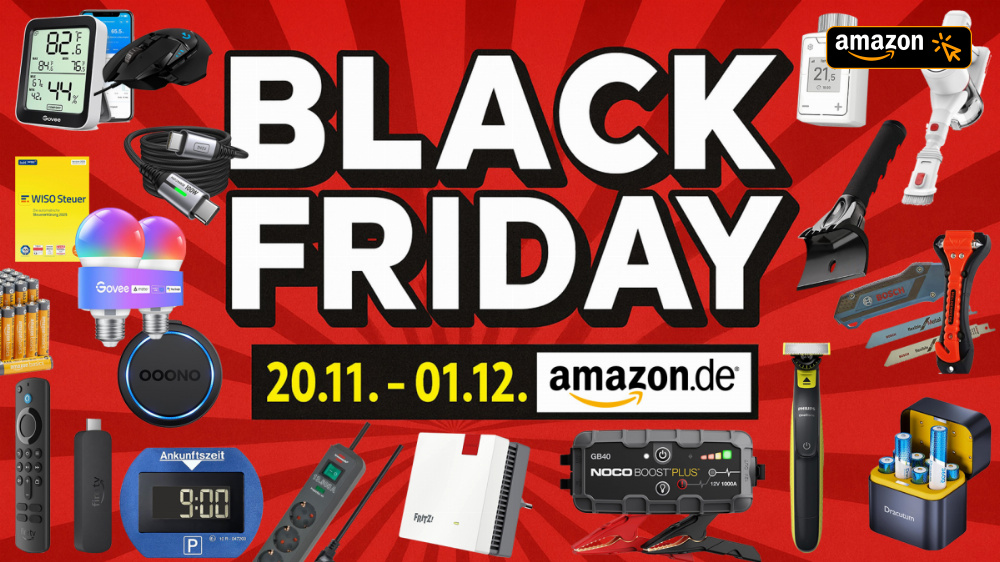 Black Friday 2025: Die 33 besten Amazon-Angebote (Abgelaufen!)