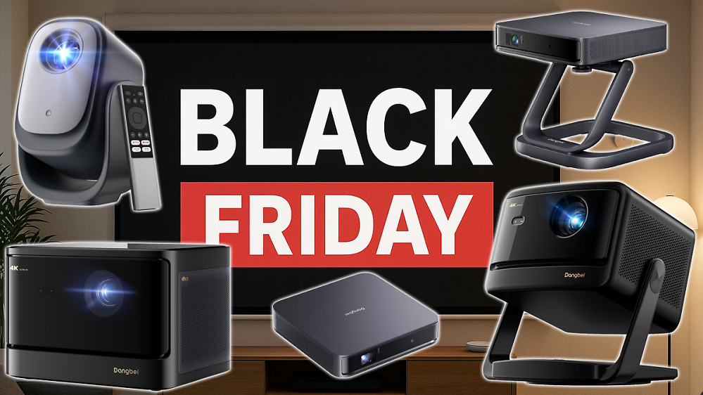 Von ultrahellem 4K bis tragbar mit Akku: Dangbei räumt am Black Friday Beamer aus dem Lager