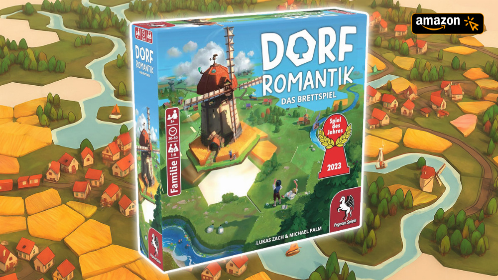 Dauerbrenner wieder nah am Allzeit-Tiefstpreis: Dorfromantik als Brettspiel für 1-6 Spieler