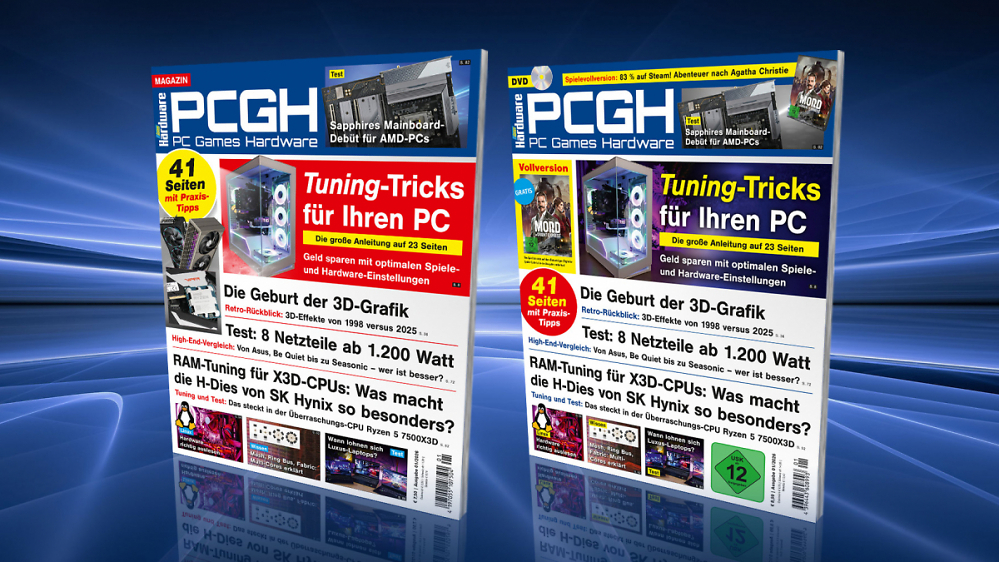 Tuning-Tricks für Ihren PC: Große Anleitung in PCGH 01/2026 mit optimalen Einstellungen