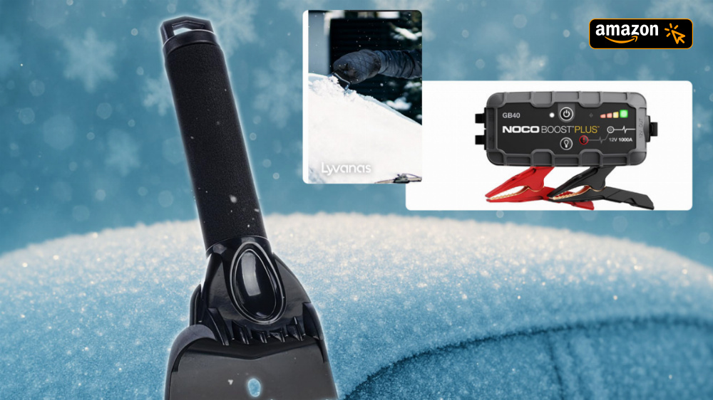 Must-have bei eisigen Temperaturen: 20.000-fach verkaufter Bestseller-Eiskratzer und mehr im Black-Friday-Deal