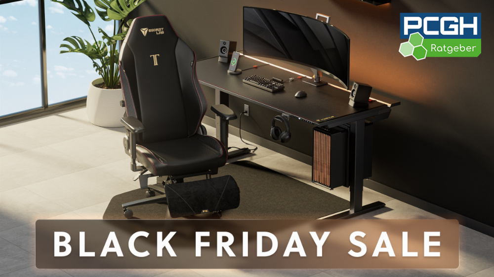 Secretlab Black Friday: bis zu 139 € auf Gaming-Stühle und -Tische