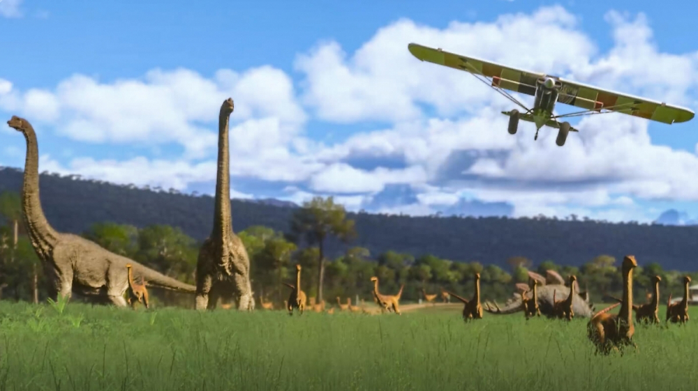 Kauf-DLC: Flight Simulator 2024 trifft auf Dinosaurier aus Jurassic World