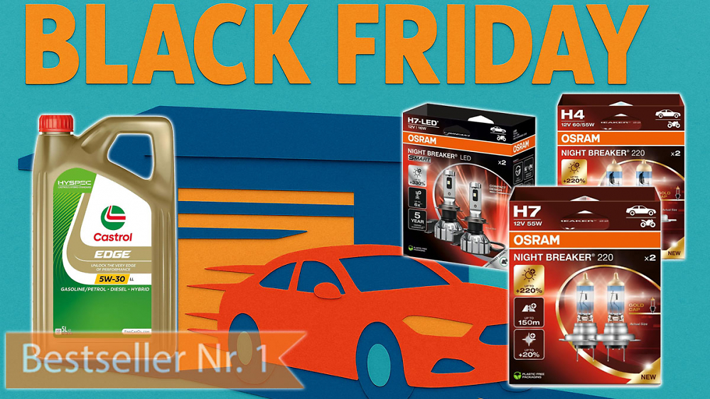 Günstiger als sonst flitzen aus Amazons Werkstatt: Osram Night Breaker & Platz 1 Motoröl Castrol Edge