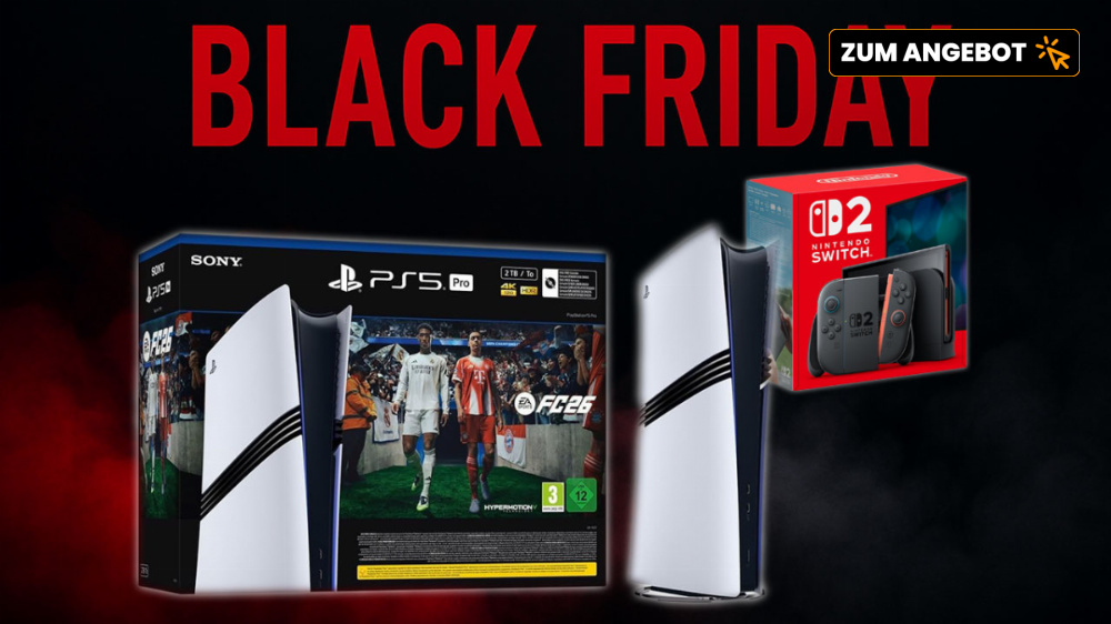 Zum Black Friday: Amazon vs. MediaMarkt mit PS5 und Switch 2-Bundles mit gratis EA Sports FC 26 und mehr
