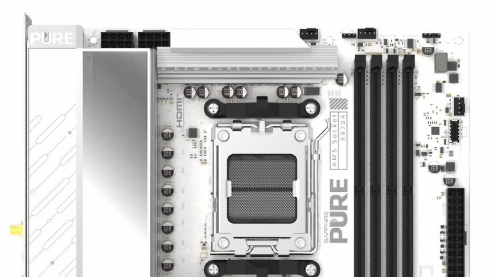 Sapphire Pure X870A WIFI 7 mit weißem PCB zeigt sich erstmals
