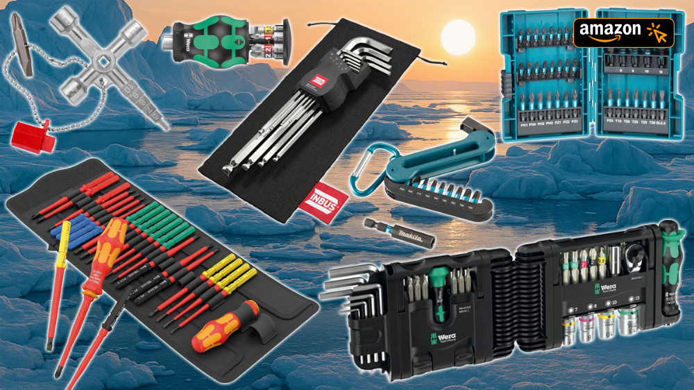 Preisschmelze: Knipex Profi-Key für 13 €, Makita-Bits ab 8, Inbus-Set für 17, Wera-Set bei Amazon nie billiger