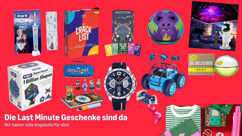 Rabatte bis 60% & Lieferung vor Weihnachten: Die 24 besten Last-Minute-Geschenke bei Amazon