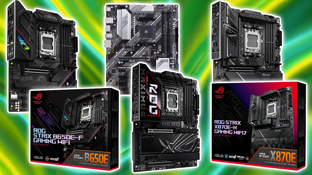 Es hagelt Rekordpreise: Amazon haut Asus-Mainboards für Sockel AM5, AM4 und 1851 raus
