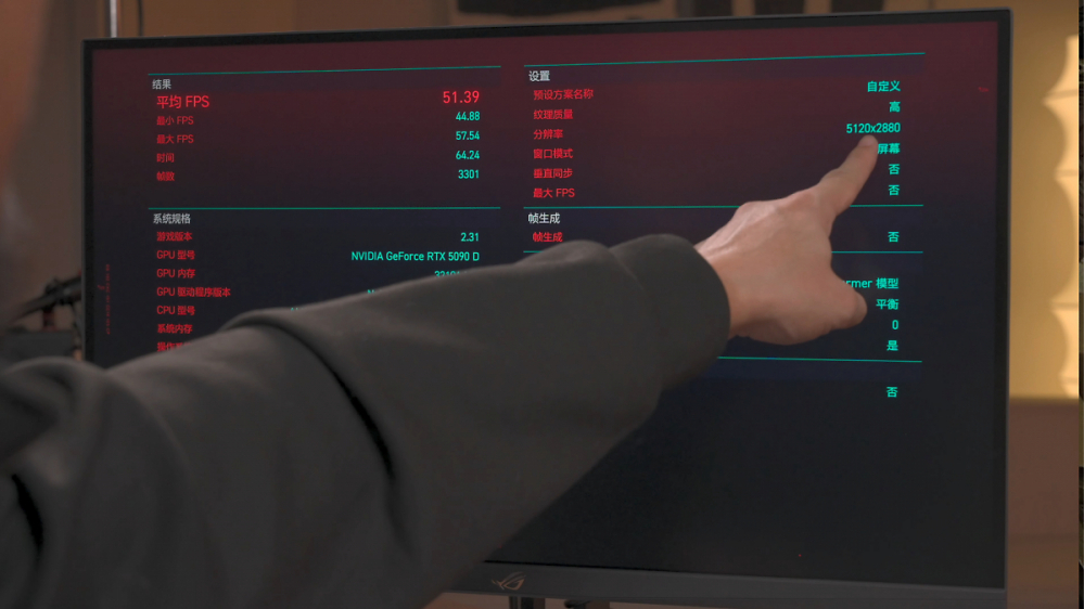 RTX 5090D im 5K-Test bei Asus: Selbst die Flaggschiff-GPU schafft 60 Fps nicht