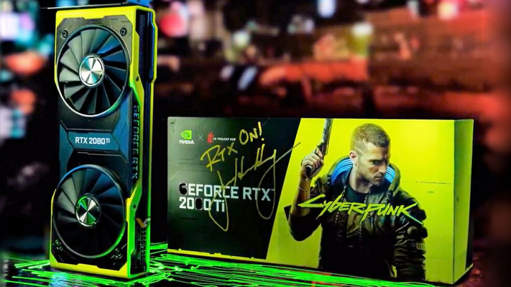Von Jensen Huang signiert: Nvidia verlost wieder Geforce RTX 2080 Ti im Cyberpunk-Design