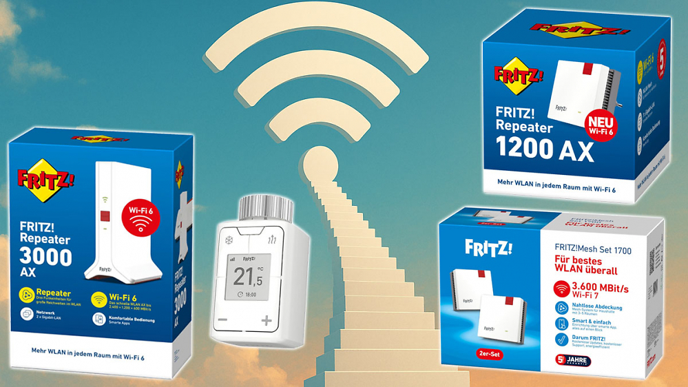 Nanu: Fritz Repeater 1200 AX bei Amazon nur 44 Cent teurer als am Black Friday - 3000 AX und 1700 AX (Set) nirgends günstiger