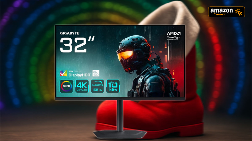 Zu Weihnachten, solange der Vorrat reicht: 4K-OLED-Monitor zum Tiefstpreis bei Amazon