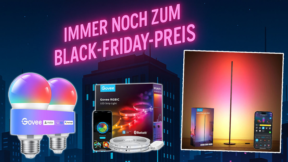20.000 Verkäufe in 1 Monat: Govee Stehleuchte, Lampen, Strip weiter zum Black-Friday-Preis