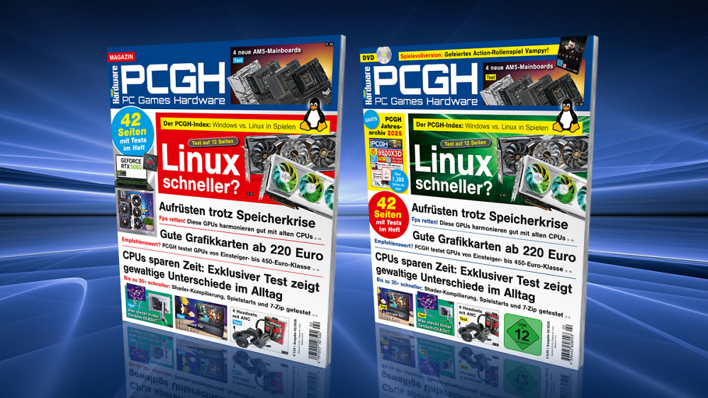 Linux vs. Windows im neuen XXL-GPU-Index: PCGH 02/2026 + Jahresarchiv 2025 auf DVD