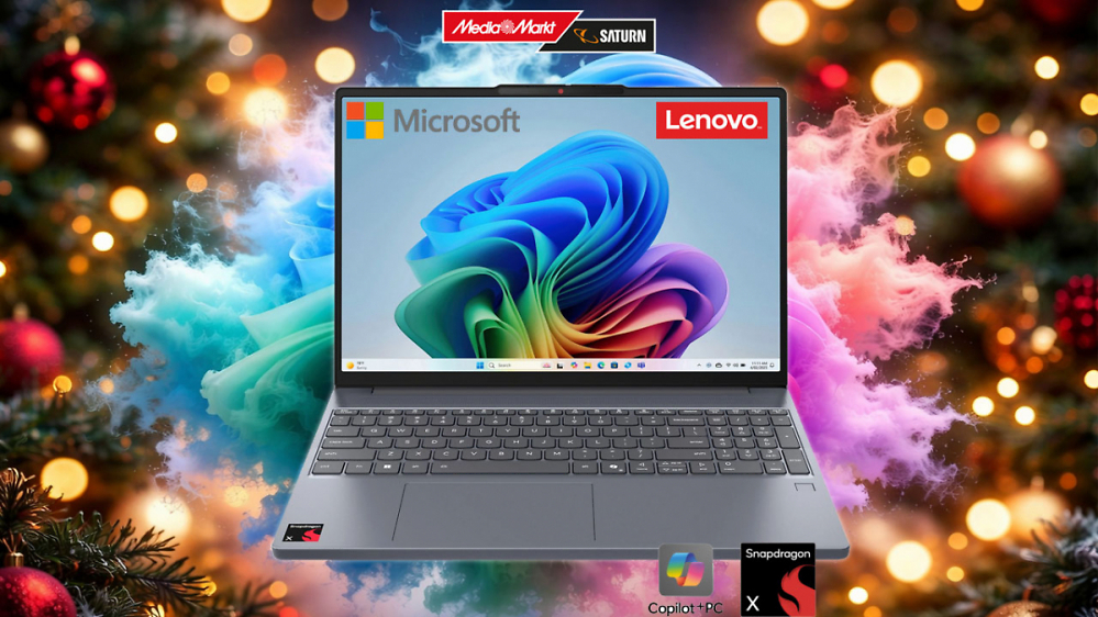 Leichtes Lenovo mit 20-h-Akkulaufzeit und Snapdragon-Power zum kleinen Preis vor Weihnachten