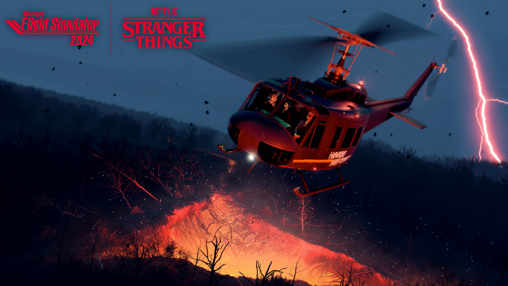 Stranger Things × Flight Simulator 2024 : Kostenloses Update ist da