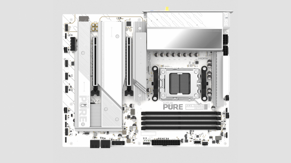 Sapphire Pure X870A WIFI 7 mit weißem PCB offiziell vorgestellt