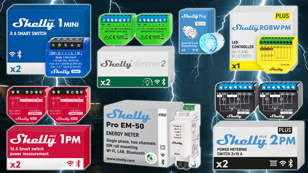Obacht, Elektriker: Amazon donnert befristet Shelly raus - smarte Relais, Rollladenschalter, Dimmer uvm.