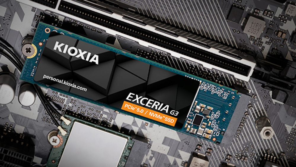 Neuer PCIe-5.0-Einstieg von Kioxia: Exceria-SSD mit bis zu 10.000 MB/s