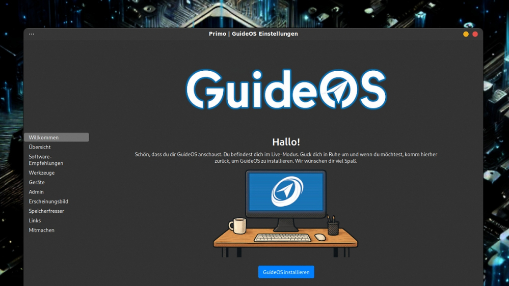 GuideOS: Community-Linux aus Deutschland zum Mitmachen