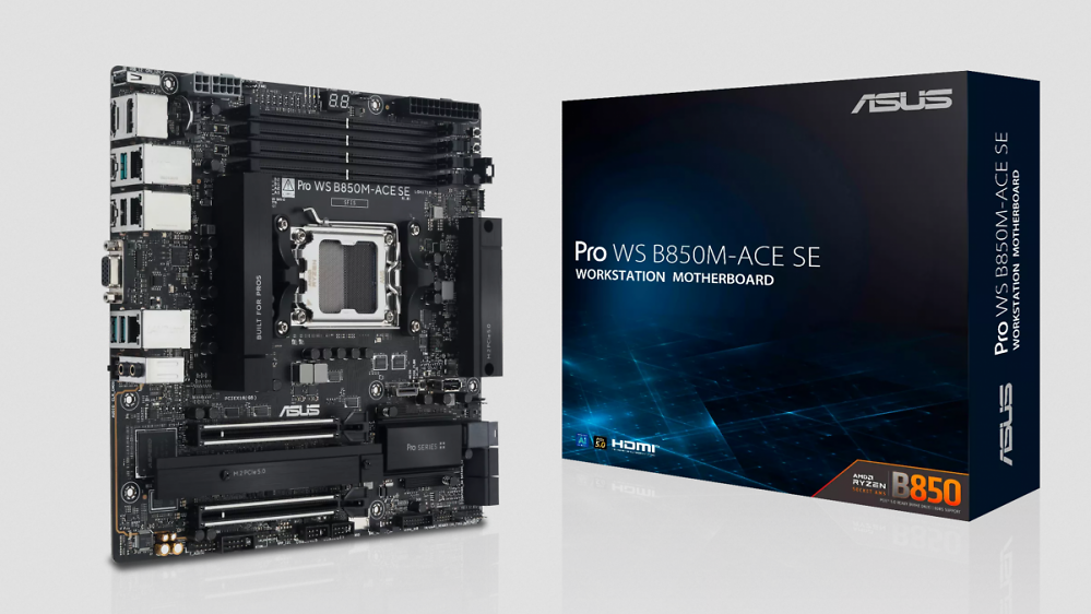 Asus Pro WS 850M-Ace SE: Profi-Platine für Mainstream-Chips