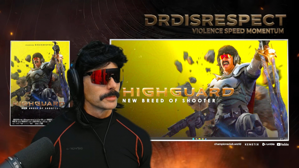 Dr. Disrespect sorgt erneut für Kontroverse: Fake-Launch-Event bei Highguard?