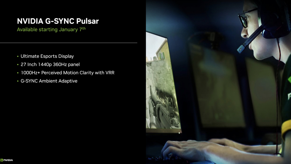G-Sync Pulsar: Nvidia nimmt zur CES 2026 neuen Anlauf im Kampf gegen Bewegungsunschärfe