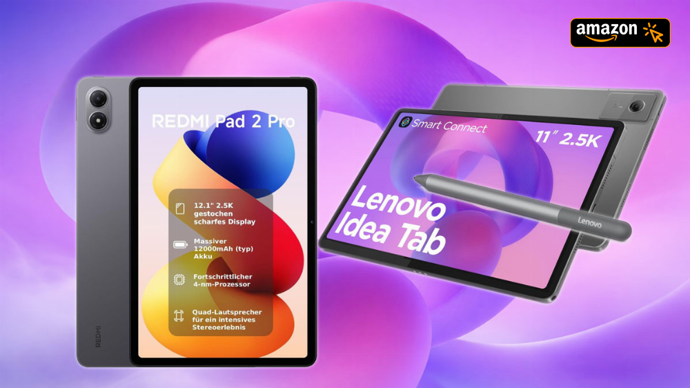 Nirgendwo günstiger: 11 Zoll Lenovo Idea Tab mit Stift und Dauerläufer mit 12 Zoll, das Xiaomi Redmi Pad 2 Pro