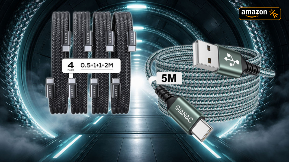 Ab 1,09 Euro / m - (Extra lange) USB-Schnellladekabel zum Bestpreis bei Amazon