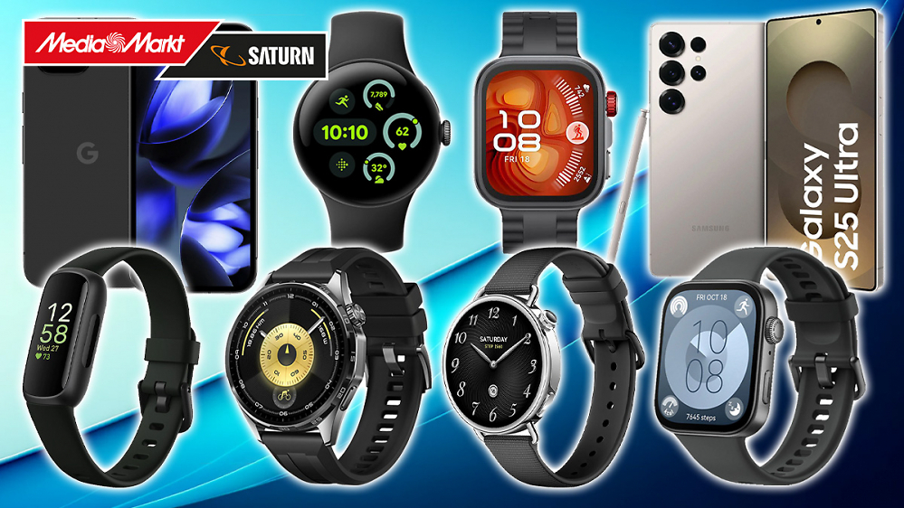 MediaMarkt feiert Tiefpreis-Tage: Bis zu 400 € Rabatt auf Smartwatches und Smartphones
