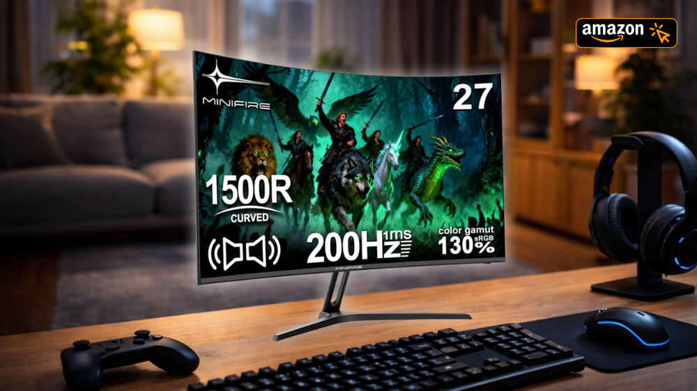 27-Zoll-Gaming-Bildschirm mit 200 Hz und 1 ms: Bei Amazon besonders günstig