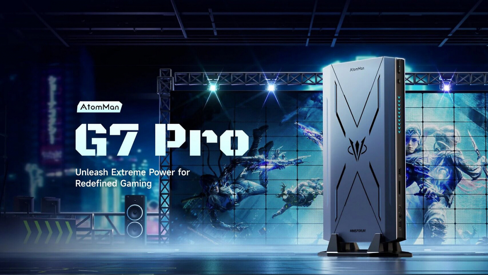 Minisforum Atomman G7 Pro: Slimline-PC kommt mit Geforce-RTX-5070-Laptop-GPU