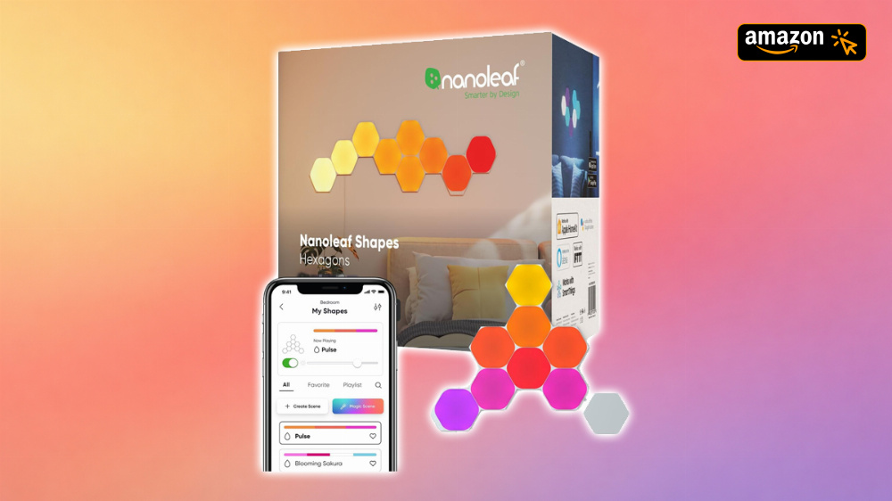 Nur für kurze Zeit: Nanoleaf Shapes bei Amazon fast zum Bestpreis
