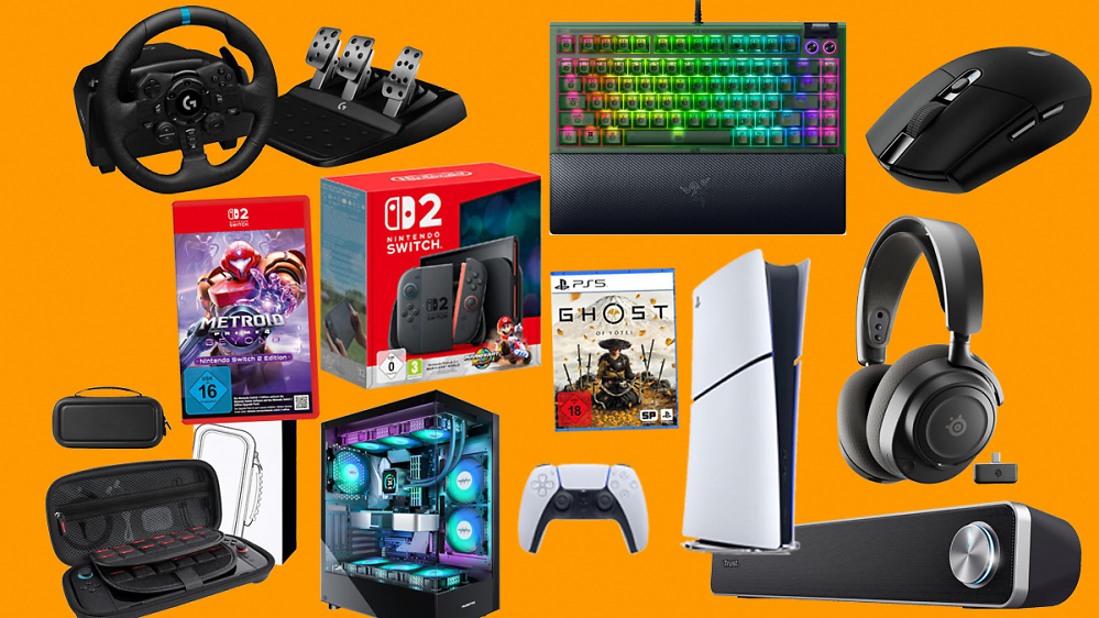Für PC, PS5 und Switch 2: Die besten Amazon-Deals für Gamer
