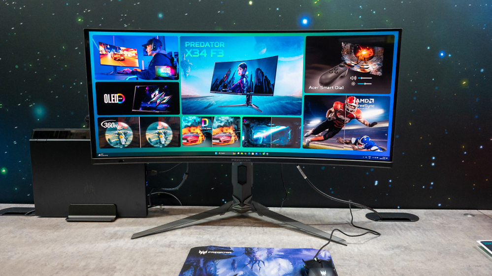CES 2026: Acer mit neuen Monitoren mit bis zu 1.000 Hz und 6K-Auflösung
