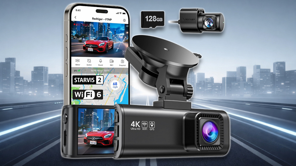 Amazon reduziert die Nummer 1: Redtiger F7NP Dashcam für 119,96 € statt 189,99 €