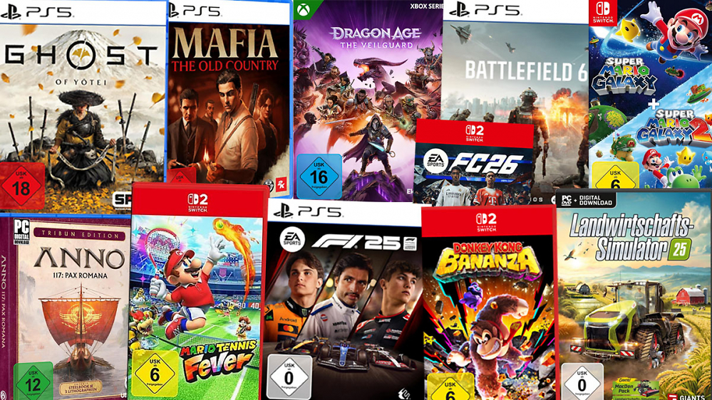 Amazon unterbietet MediaMarkt: Spiele ab 4€ für Switch 2, PS5, Xbox & PC - auch Konsolen günstiger