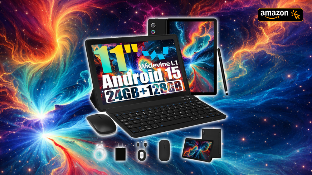 Tablet mit Tastatur, Maus, Hülle und Eingabestift: Bei Amazon für keine 100 Euro