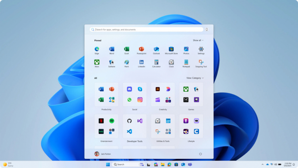 Windows 11: Neues Startmenü mit Kategorien kommt - aber nervt schon jetzt einige