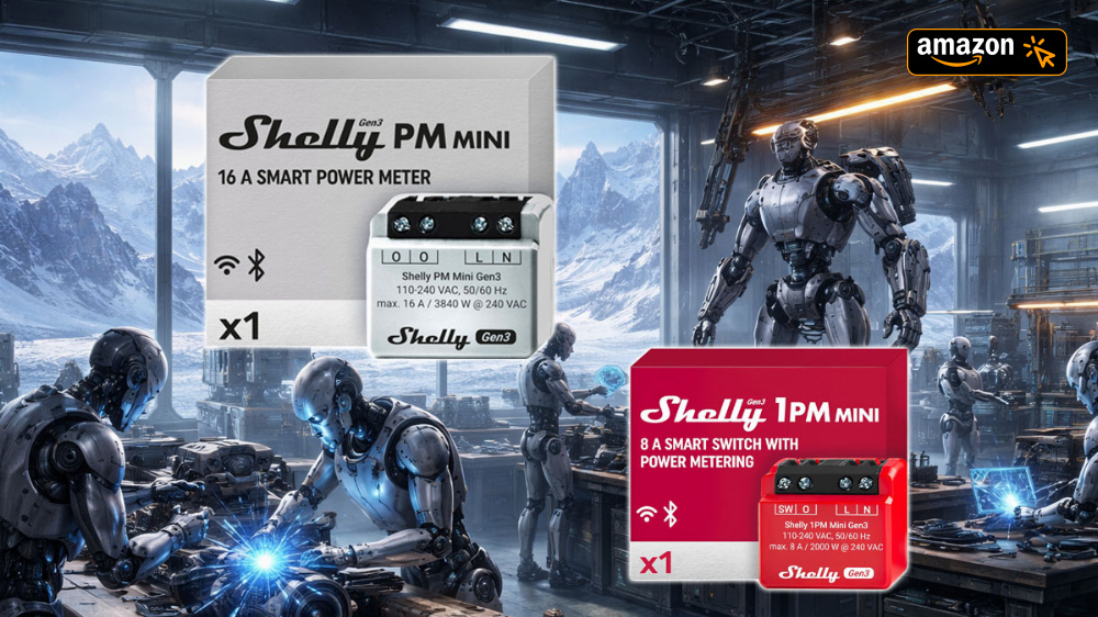 Elektriker vor, Laien hinfort: Nur 9,45 € kostet der smarte Shelly PM Mini Gen 3 bei Amazon