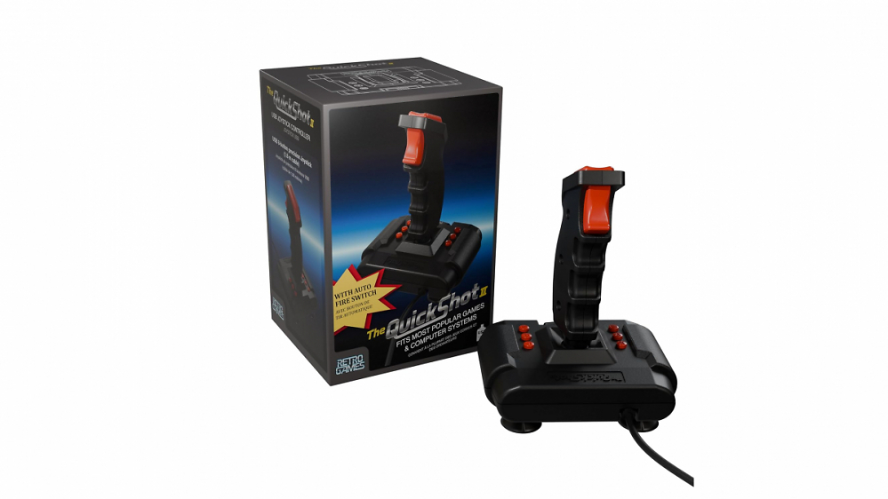 TheQuickshot 2: Legendärer Retro-Joystick der 80er-Jahre kehrt als Neuauflage zurück