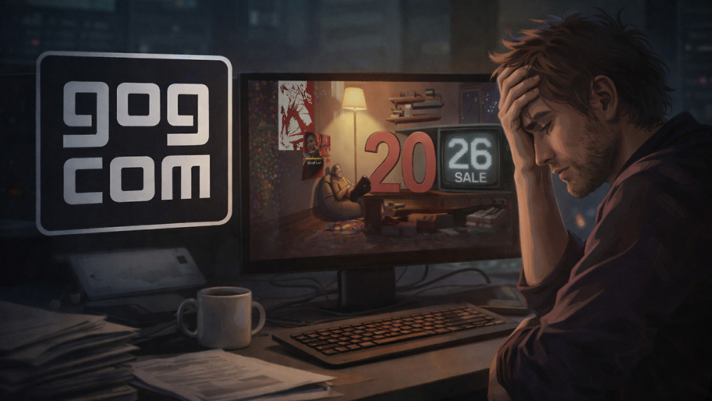 GOG mit Statement-Aufreger: KI-unterstütztes Sale-Banner nur versehentlich veröffentlicht