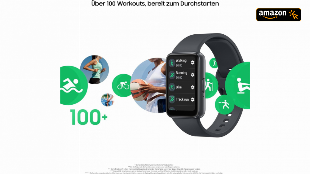 Amazon-Hit jetzt erstaunlich günstig: Samsung Galaxy Fit3 kostet nur 41,90 Euro - Akku hält bis zu 13 Tage