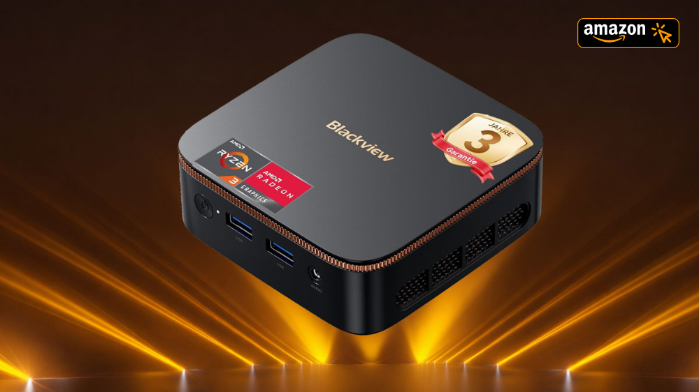 Solange Vorrat reicht: Mini-PC mit Windows 11 Pro stark reduziert - mit 16 GB RAM, 512 GB SSD und AMD Ryzen 3