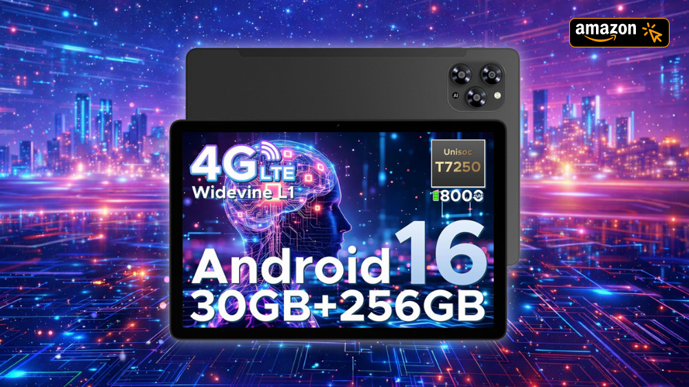 Android-16-Tablet zum Sparpreis: Bei Amazon jetzt 70 Euro sparen