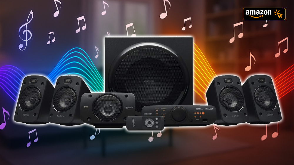 Heimkino für weit unter 300 €: Logitech Z906 5.1 Soundsystem mit 1.000 Watt und THX doppelt reduziert (Update)