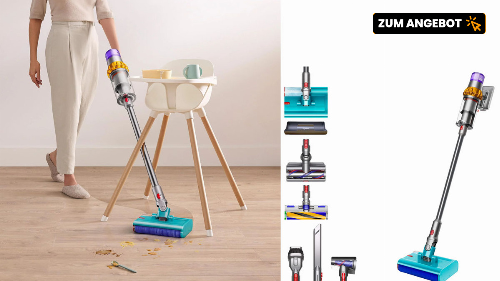 Ohne Witz: 270€ Rabatt - ultrabeliebter Akku-Nass-/Trockensauger von Dyson zum Sparpreis bei Alternate